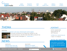 Tablet Screenshot of bremen-digitalmedia.de